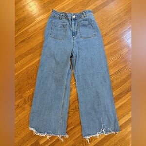 High waisted wide leg jeans from Every